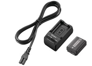 Travel Accessory kits includes: BC-TRW (Battery Charger) & NP-FW50 (Rechargeable Battery Pack, W series)