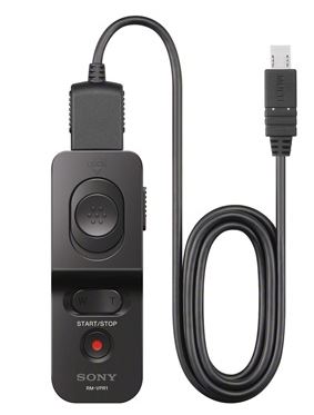 Advanced wired remote commander with zoom and shutter lock functions for both still image and movie, Broad compatibility that can be used with Sony ILC/Camcorder/DSC