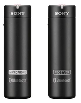 Capture crisp, clear audio up to 50 meters away with your Handycam camcorder and this Bluetooth wireless microphone.