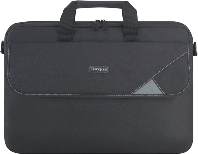The Intellect range offers great value and protection in toploading padded laptop compartment and a handy front pocket for storing your accessories. Exterior Height: 349 mm, Width: 406 mm  Depth:  83 mm   </br>Weight (Approximate):  500g