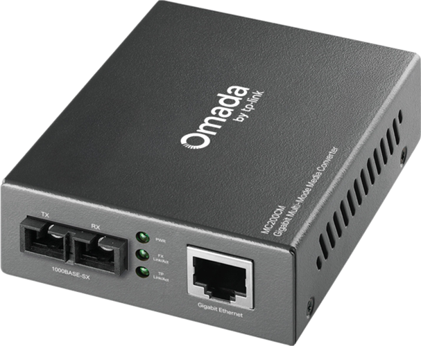 1000M RJ45 to 1000M multi-mode SC fiber Converter, Full-duplex,up to 550m, switching power adapter</br></br></br></br>