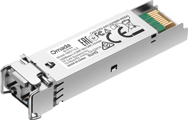 Gigabit SFP module, Single-mode, MiniGBIC, LC interface, Up to 10km distance</br></br></br>