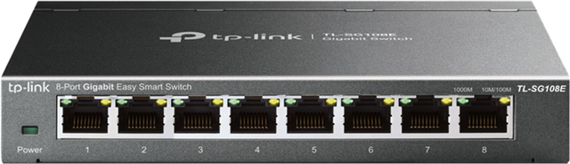 8 10/100/1000Mbps ports </br>IEEE 802.3x flow control provides reliable data transfers</br>16K Jumbo frame improves performance of large data transfers</br>Effective network monitoring via Port Mirroring, Loop Prevention and Cable diagnostics</br>Port and tag-based QoS enable smooth latency-sensitive traffic</br>Abundant VLAN features improve network security via traffic segmentation</br>IGMP Snooping optimizes multicast applications</br>Centrally manage all Easy Smart Switches with Easy Smart Configuration Utility</br></br></br>