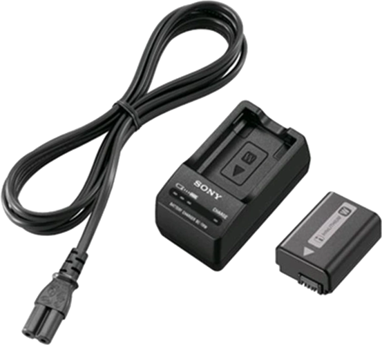 Travel Accessory kits includes: BC-TRW (Battery Charger) & NP-FW50 (Rechargeable Battery Pack, W series)