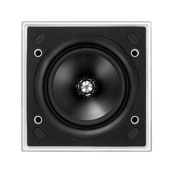 KEF Ultra Thin Bezel 5.25in Square In-Wall & Ceiling Speaker. UTB Ultra Thin Bezel . 130mm Uni-Q driver with 19mm aluminium dome tweeter with tangerine waveguide Weather Resistant.