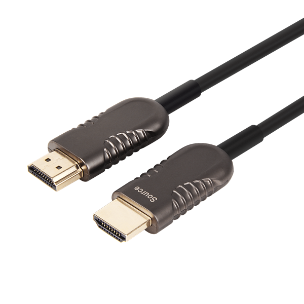 UNITEK 15m UltraPro HDMI 2.0 Fibre Active Optic Cable. OD 4.0mm. Zinc Alloy Connector. Max Res: 4K@60Hz (3840x2160) HDR. ARC Audio Return Channel, DV Dolby Vision Compliant. Vision Compliant