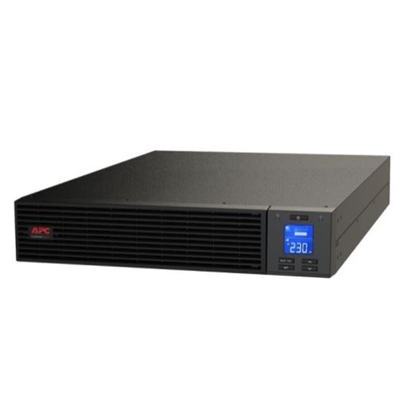 APC Easy UPS On-Line 2000VA (1600W) 2U Rack Mount. 230V Input/Output. 4x IEC C13 Outlets. With Battery Backup. Smart Slot, LCD Graphics Display. Includes Rack Mounting Support Rails.