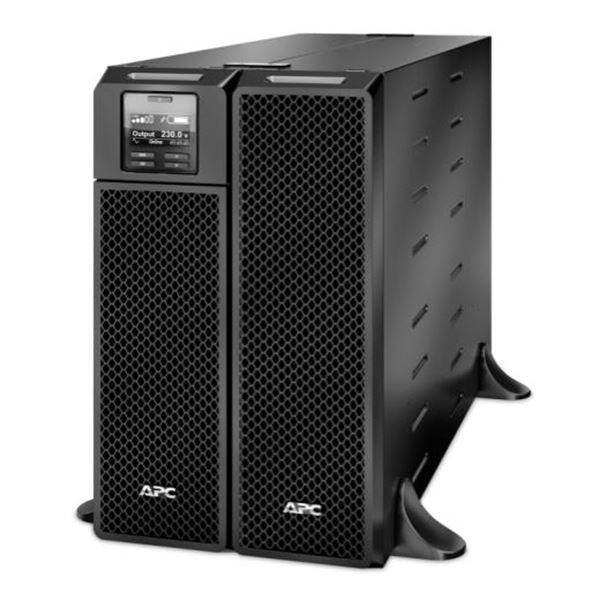 APC Smart-UPS 5000VA (4500W) 230V Input/Output. 6x IEC C13 Outlets. With Battery Backup. Intuitive LCD Interface. USB, Rj-45 Serial, & SmartSlot Connectivity, Alarm.