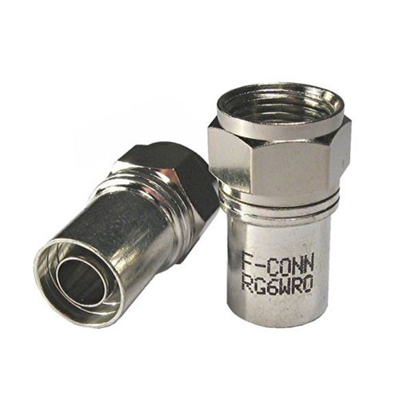 MATCHMASTER RG6 F-Connector (Male) , Radial Sky Approved. Crimp Indoor/Outdoor rated. Recommended tool CT-507