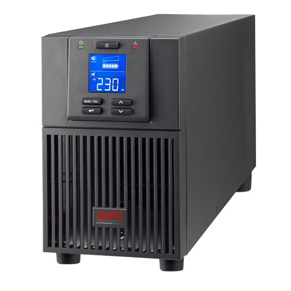 APC Easy UPS On-Line 1000VA (800W) Tower. 230V Input/Output. 3x IEC C13 Outlets. With Battery Backup. Smart Slot, LCD Graphics Display.