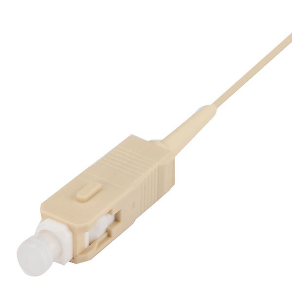 DYNAMIX 2M SC Pigtail OM4 6x Pack Colour Coded, 900um Multimode Fibre, Tight Buffer LSZH Jacket