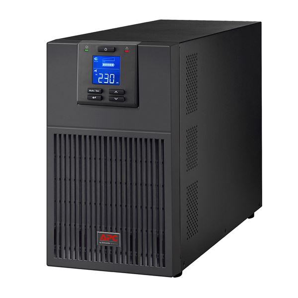 APC Easy UPS On-Line 3000VA (2400W) Tower. 230V Input/Output. 6x IEC C13 Outlets. With Battery Backup. Smart Slot, LCD Graphics Display.