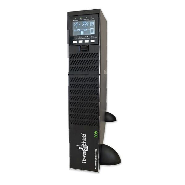 POWERSHIELD Centurion RT 10000VA Long run model. True On-line double conversion. Rack/Tower UPS. Needs PSRTBB16. Includes large internal charger. Requires 63Amp Dedicated Hard Wired Circuit