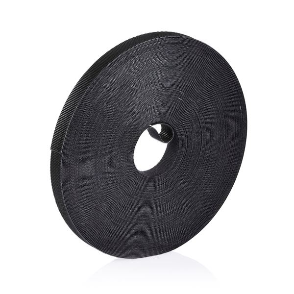 VELCRO QWIK 12.5mm Continuous 22.8m Cable Roll. Custom Cut to Length. Self-engaging reusable & infinitely adjustable. Easy cable management Black colour. **Cable Tie Cutting Dispenser - VEL58788**