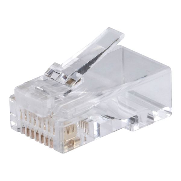 DYNAMIX Cat6/6A UTP RJ45 plug for Solid and Stranded Cable (100 piece Jar)