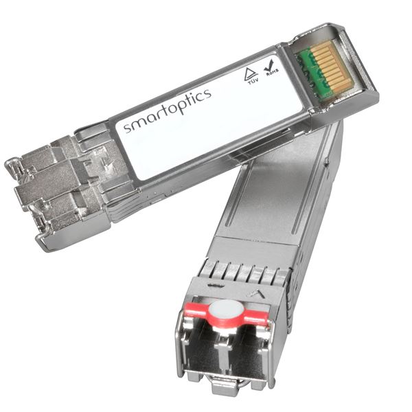 SMARTOPTICS 10G SFP+ LC Duplex 850nm Transceiver Module for MultiMode Fibre. DDM, Multirate 0.6-11.3Gbps, 5.1dB, 300m OM3 Industrial Temp -40C to 85C