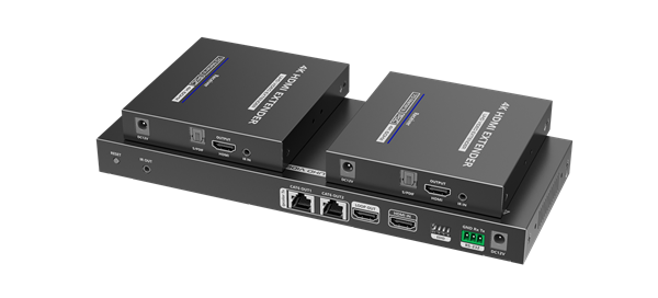 LENKENG 1-In-2-Out 4K@60Hz HDMI Extender. 1x HDMI in & 2x RJ45 out. Compatible with CAT6/6a/7 Cables, Transmit up to 70m, Plug & Play, Wall-mountable, Supports EDID, Includes 1x Transmitter & 2x Rx.