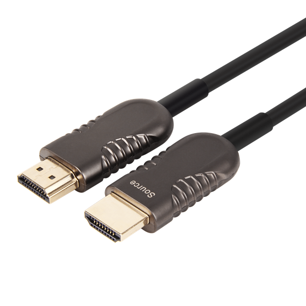 UNITEK 40m UltraPro HDMI 2.0 Fibre Active Optic Cable. OD 4.0mm. Zinc Alloy Connector. Supports CEC. Max Res: 4K@60Hz (3840x2160) HDR. ARC Audio Return Channel, DV Dolby Vision Compliant