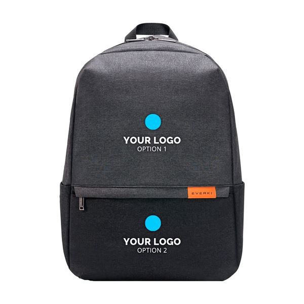 EVERKI Lightweight Laptop Backpack with Embroidered Logo. Dedicated Felt Lining. Felt-lined iPad/Pro/Kindle/Tablet Pocket. Minimum Order QTY - 15pcs