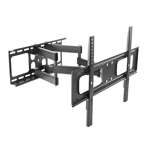 Cantilever Bracket, Full motion arm, Tilt & Swivel, 37-70", 50kg max, 64-510mm Profile, Max VESA 600x400. Dual Stud Installation. Curved Display Compatible.