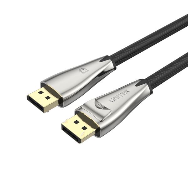 UNITEK 1.5m DisplayPort V1.4 Cable (FUHD) Supports up to 8K. Max. Res 7680x4320@60Hz.