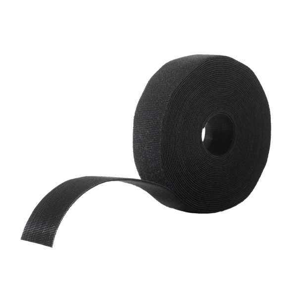 VELCRO Brand ECO Roll Straps. Made from 50% Recycled Materials. Strong, Durable, Reliable & Reusable. 2.5cm x 3m Black Roll. Suitable for Indoor or Outdoor Use. Wrap & Unwrap Over 1,000 Times.