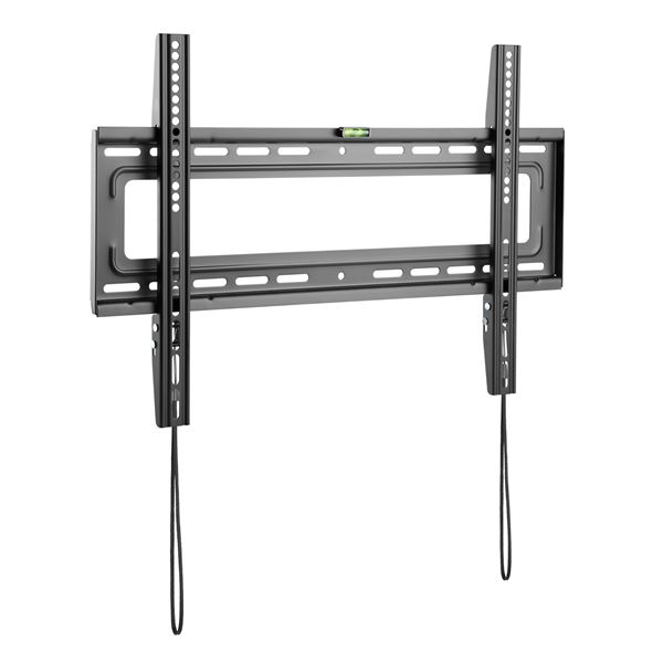 BRATECK 37"-70" Fixed Wall Mount TV Bracket. Max Load: 50Kgs. VESA Support up to 600x400. Built-in Bubble Level. Curved Display Compatible. Colour: Black.