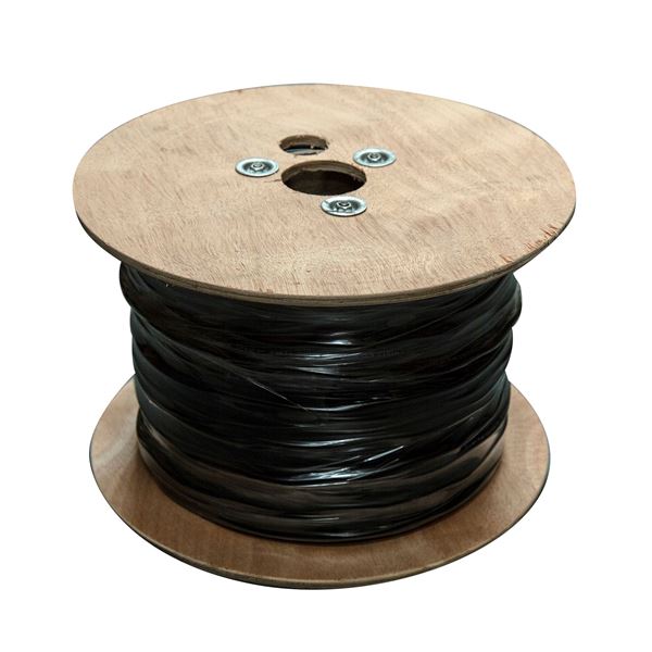 DYNAMIX 152m 2Core 14AWG/2.08mm Dual Sheath High-Performance Speaker Cable. 41/0.25BCx4C, OD: 6.5mm, Rip Cord CL3 Rated. Colour Black Jacket. Meter Marked.