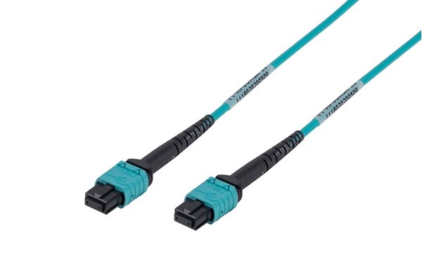 DYNAMIX 15M OM3 MPO ELITE Trunk Multimode Fibre Cable. POLARITY A Straight Through Cable. Made with ELITE Low Loss Female Connectors *7-14 Days Lead Time if No Stock
