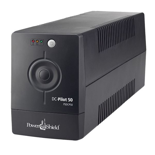 POWERSHIELD Pilot DC 50 Backup Power for DC Powered Equipment. Ideal for Dusty Environments. User Replaceable Battery. Auto Start. Overload Protection. Energy Efficient, Quiet, Fanless Operation