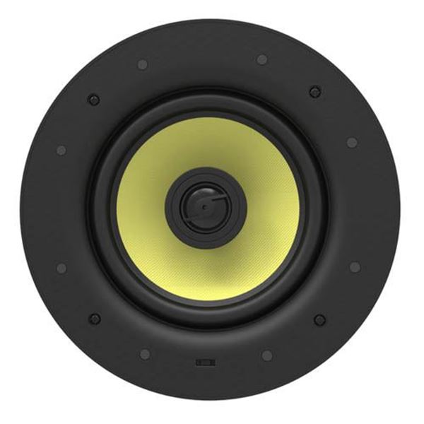 LUMI AUDIO 6.5'' 2-Way Frameless Ceiling Speaker. RMS 60W, Frequency Response: 60Hz-20KHz, Impedance: 8 ohm. Includes Grille. Overall Dimensions 234 (R) x 87mm. Ergonomic Design. White.