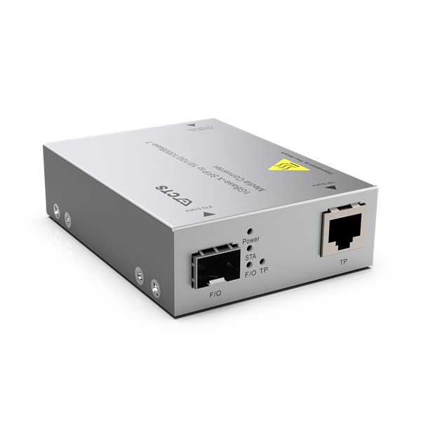 CTS 1GBase-X SFP to 10/100/1000 Base-T Rugged Media Converter. Operating Temperature -40C to 75C (Environmental). *Optional Slim Mount &  Power Supply Not Included.