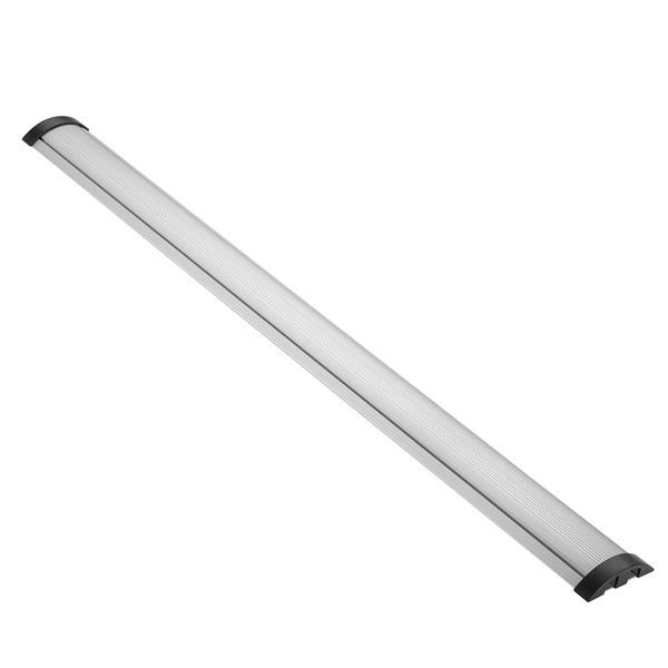 BRATECK  2-Channel 1604X92mm Slim Aluminium Floor Cable Cover. Flexible Lid Design with Rugged End Caps.