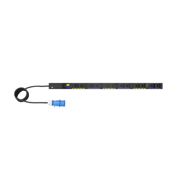 EATON Basic G4 Rack PDU 0U, 22.5U, IEC-60309 Input, 3m Cord 1ph, 7.4kW, 32A, 200-240V, 24 Outlets (12)C13, (12)C39. Includes Rack Mounting Accessories. Up to 14 Days Lead Time.