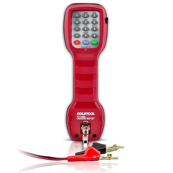 GOLDTOOL Telephone Line Fault Tester. Install, Service & Maintain Voice Services with Ease.