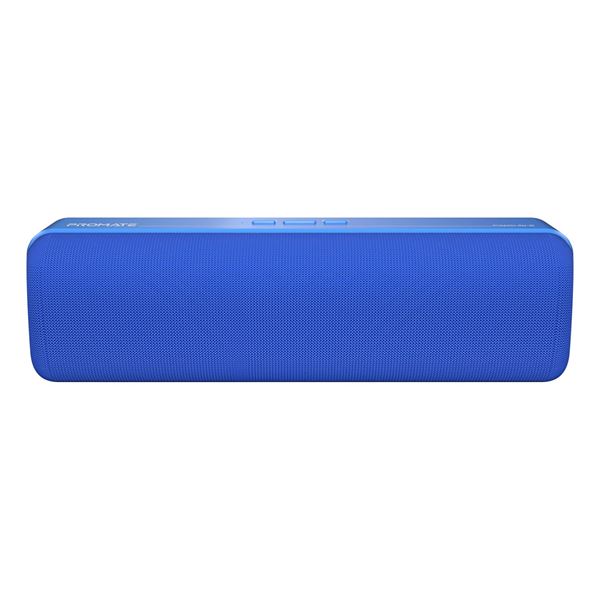 PROMATE 6W Wireless HD Bluetooth Portable Speaker. Built-in 1200mAh Lithium Battery. Up to 4 Hours Playback. 3.5mm Audio Jack, USB or MicroSD Playback. Operating Distance 10m. Black.