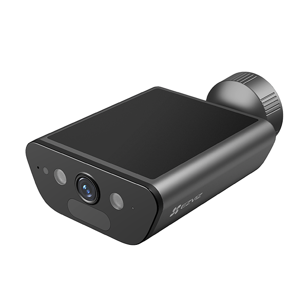 EZVIZ 8MP (4K) WiFi Outdoor Camera with Solar Panel & 10400mAh Rechargeable Battery. IP65 Weather Proof. Colour Night Vision, 24/7 Always-on, 2-Way Talk, Active Defense, Human Detection. Black