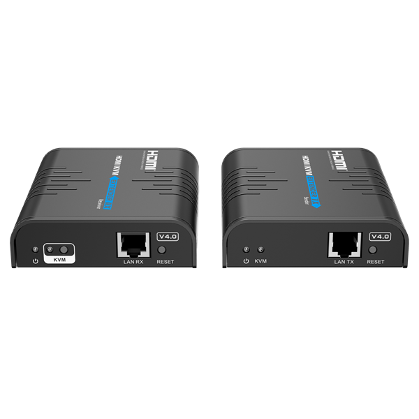 LENKENG HDMI KVM Extender Over Single Cat5E/6 Cable Up to 120M. Point to Multipoint/Point to Point. Supports USB Keyboard & Mouse Contriol. Supports Video Res up to 1080P@60Hz. Includes Tx & Rx Units