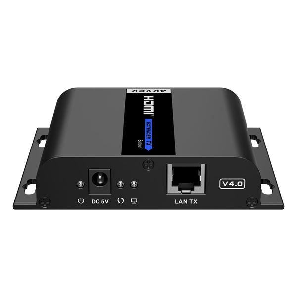 LENKENG 4K2K HDMI Extender Over Single CAT5/5e/6 Cable. Supports Res up to 4Kx2K@30Hz. One-Way IR Pass-Through. One to Many Connection. Transmit up to 120m. **Receiver unit only**