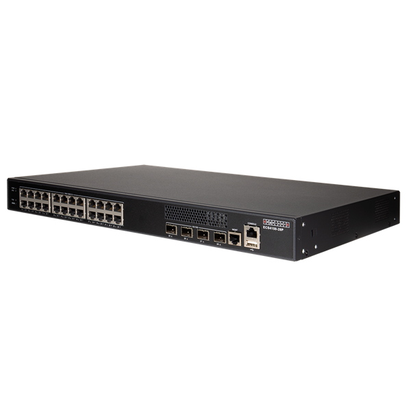 EDGECORE 24 Port Managed L2+/L3 Lite PoE Gigabit  Ethernet Switch with 4 x SFP+ 10G Uplink Ports. IPv6 Management with Low Power Consumption and 30 Watts PoE+. CLEARANCE SAVE UP TO 50% OFF