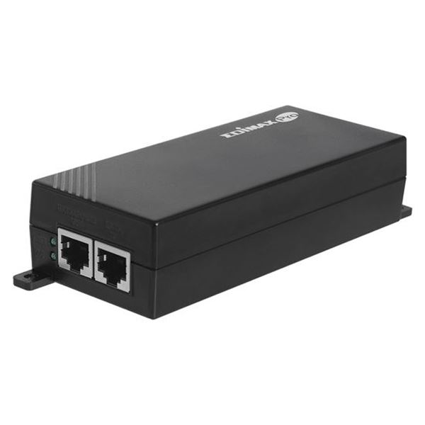 EDIMAX IEEE 802.3at Gigabit PoE+ Injector 30W. Provides Power & Data up to 100m. Easy Plug & Play Desktop or Wall-mount Installation. Built-in