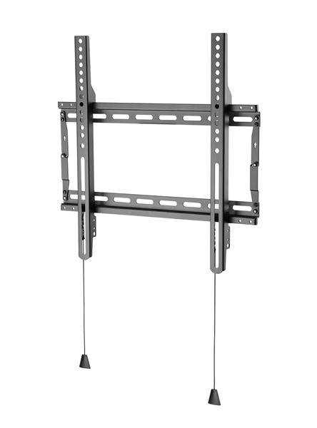 BRATECK 32-70" Anti-Theft Heavy Duty TV Wall Mount Bracket. Includes Locking Hole for Unwanted Removal (Padlock NOT Included), Toolless Tilt, Supports VESA up to 400x400, Max Load 70Kgs.