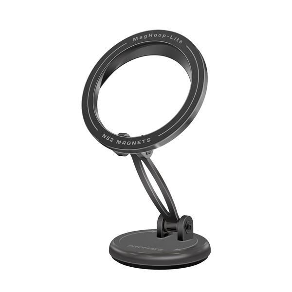PROMATE 360 Cradeless MagSafe Height Adjustable Magnetic Smartphone Mount. Includes Metal Ring. 360 Rotation. Seure Mounting. Perfect for All Phones & Cases.