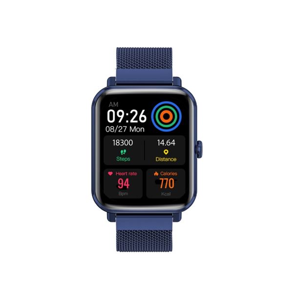 PROMATE IP68 Smart Watch with Fitness Tracker & Media Storage. 1.78" Hi-Res AMOLED Display. Bluetooth Calling. Up to 20 Days Battery Life. Heart Rate/Step/Sleep Tracker. Find Phone. Alarm. Black