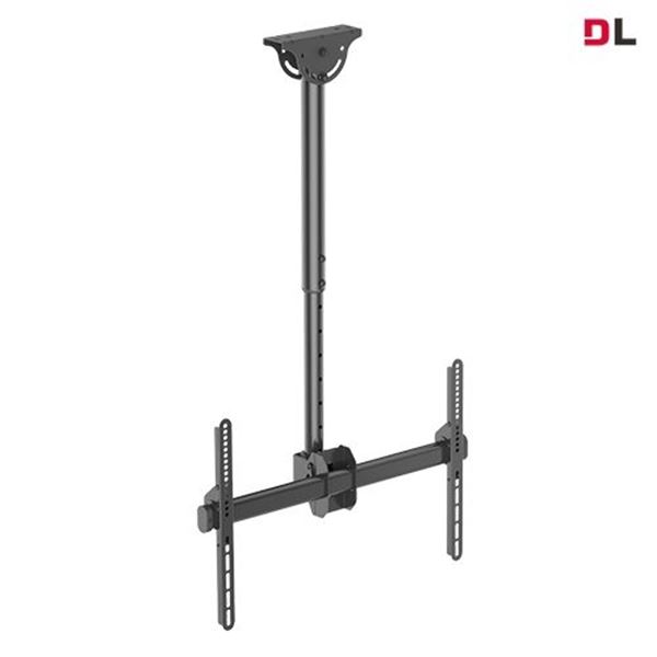 BRATECK 37''-75'' Ceiling mount bracket. Max load: 50Kgs. VESA support up to: 600x400. Profile: 560-910mm. Hidden cable management.