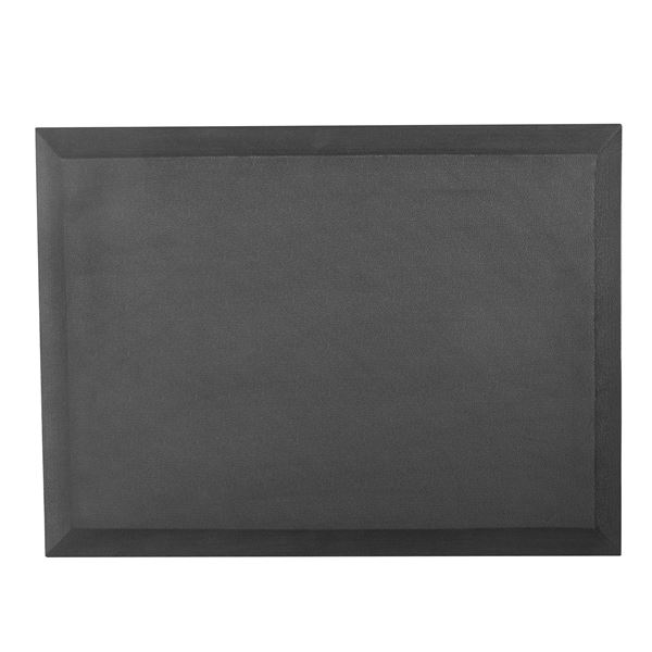 BRATECK Ergonomic Anti-Fatigue Standing Mat. Anti-Slip Surface. Trip-Resistant Beveled Edge. Stimulates Blood Circulation and Provides Sole Support, Reduce Fatigue. Dim''s. 610X900X19mm.