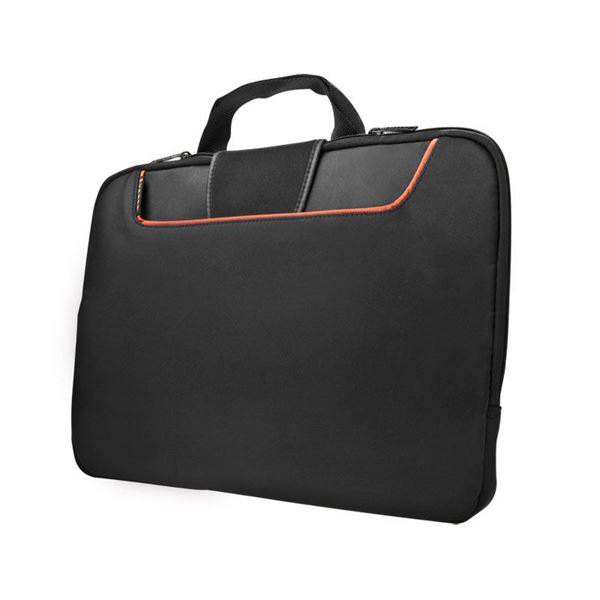 EVERKI Commute Laptop Sleeve 11.6''. Advanced Memory Foam for Added Protection. Soft Anti-scratch Inner Lining. Front Stash Pocket. Stow-away Carrying Handles. Lifetime Warranty. Black Colour.