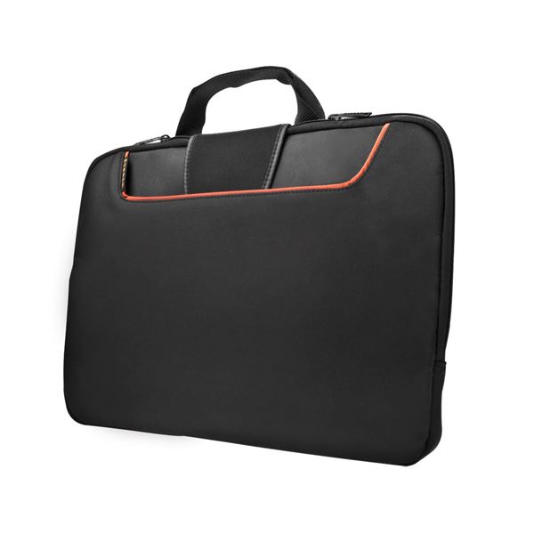 EVERKI Commute Laptop Sleeve 17.3''. Advanced memory foam for protection. Soft anti-scratch inner lining. Front stash pocket. Stow-away carrying handles. Limited Lifetime Warranty.