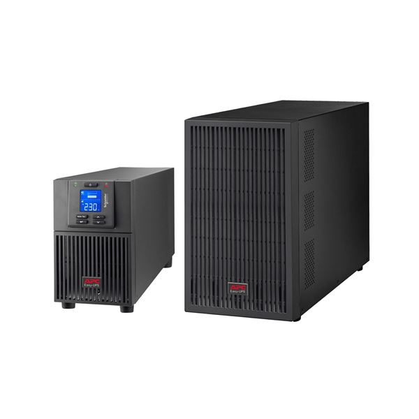APC Easy UPS On-Line 3000VA (2400W) Tower with External Battery Pack. 230V Input/Output. 6x IEC C13 Outlets. With Battery Backup. Smart Slot, LCD Graphics Display.
