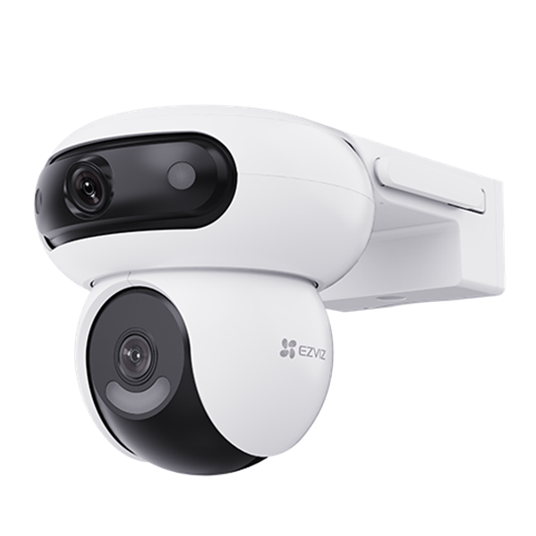 EZVIZ H90 4MP (2K+) Outdoor Dual PT WiFi Wired Camera (4MP+4MP). Dual Rotations for Ultra Flexible Vision, Smart Tracking, 2x Patrol Modes, 30m IR Night Vision, Weather Proof, Two-way Talk, Siren/Strobe.